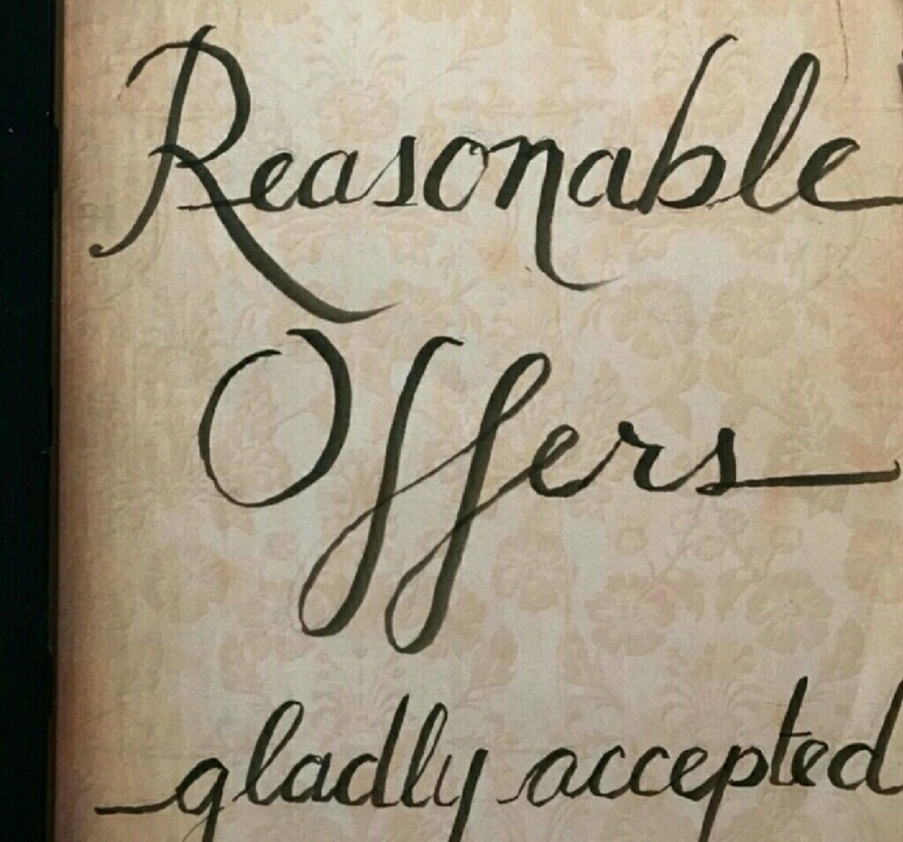 Reasonable offers