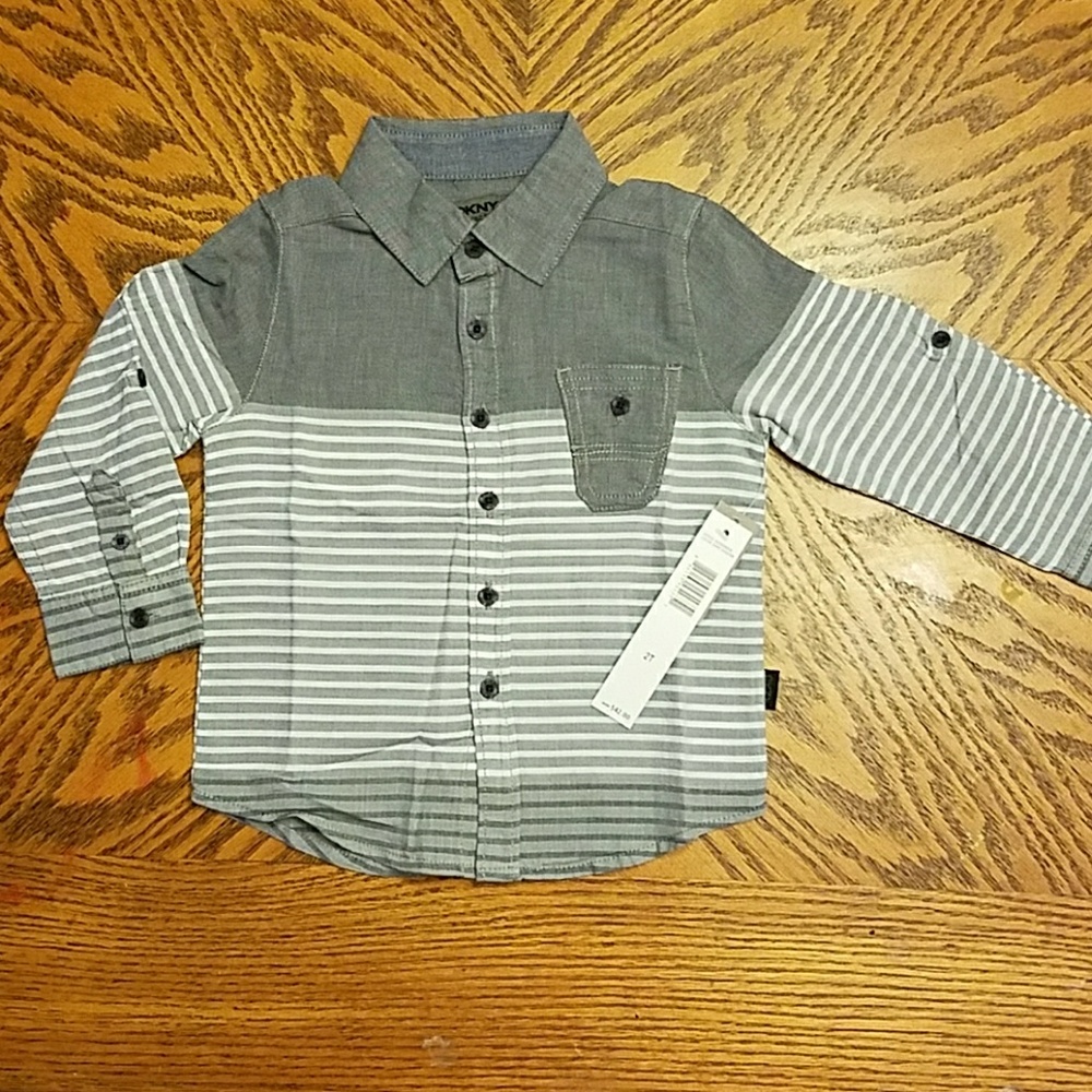 Long sleeve button up DKNY SHIRT