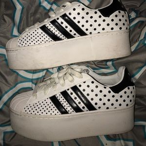 Jermey Scottt x Adidas Shell Top Platform Sneakers