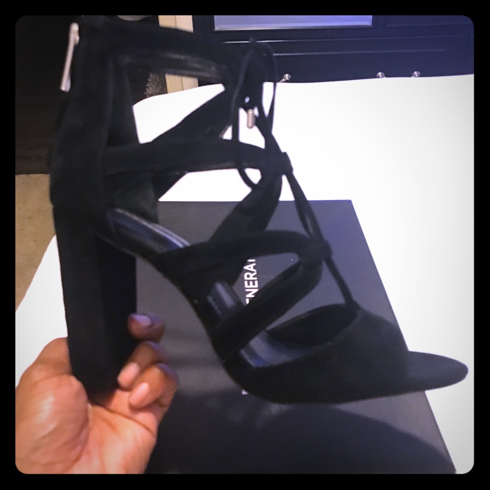 New BCBGeneration Suede Sandals