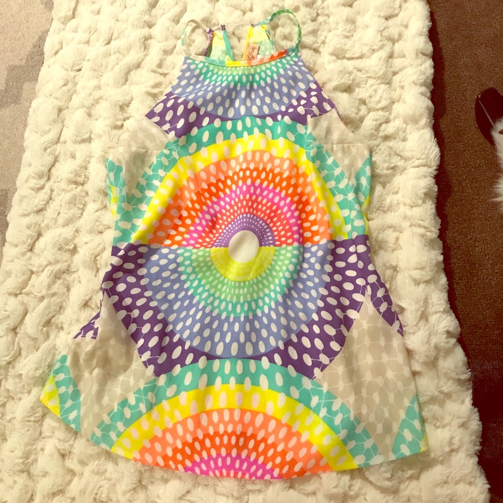 Mara hoffman rainbow print top
