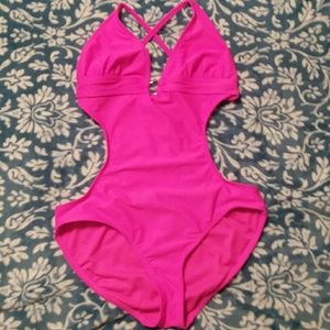 Sweetheart monokini swimsuit