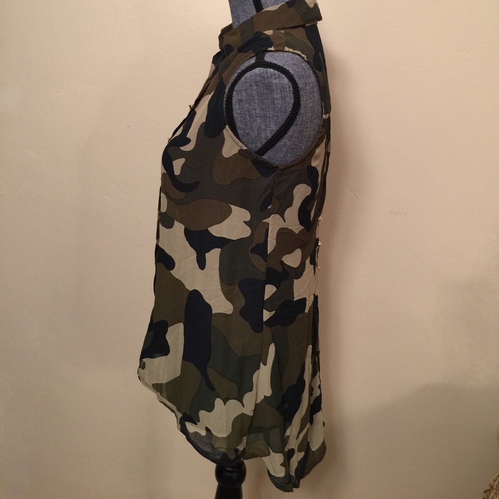Camouflage blouse tank - Picture 7 of 7