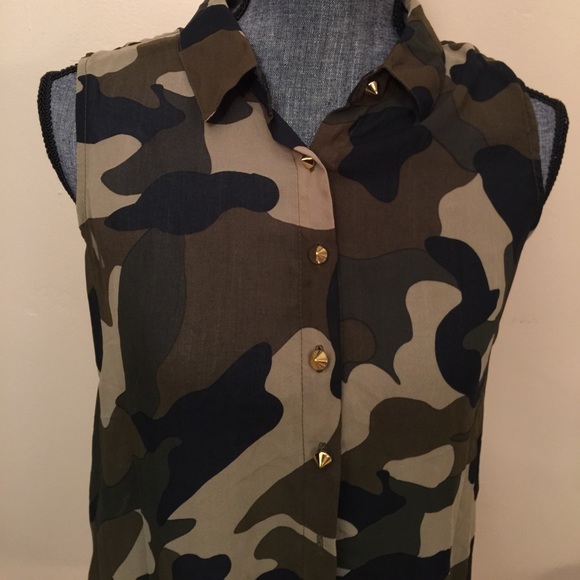 Camouflage blouse tank - Picture 4 of 7