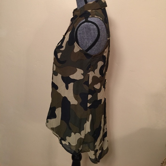 Camouflage blouse tank - Picture 7 of 7