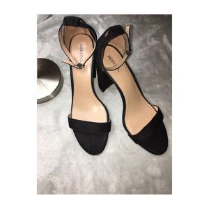 Black suede heels ✨👀