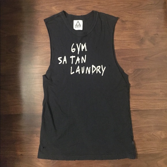 UNIF Tops - UNIF Gym saTan Laundry Muscle Shirt