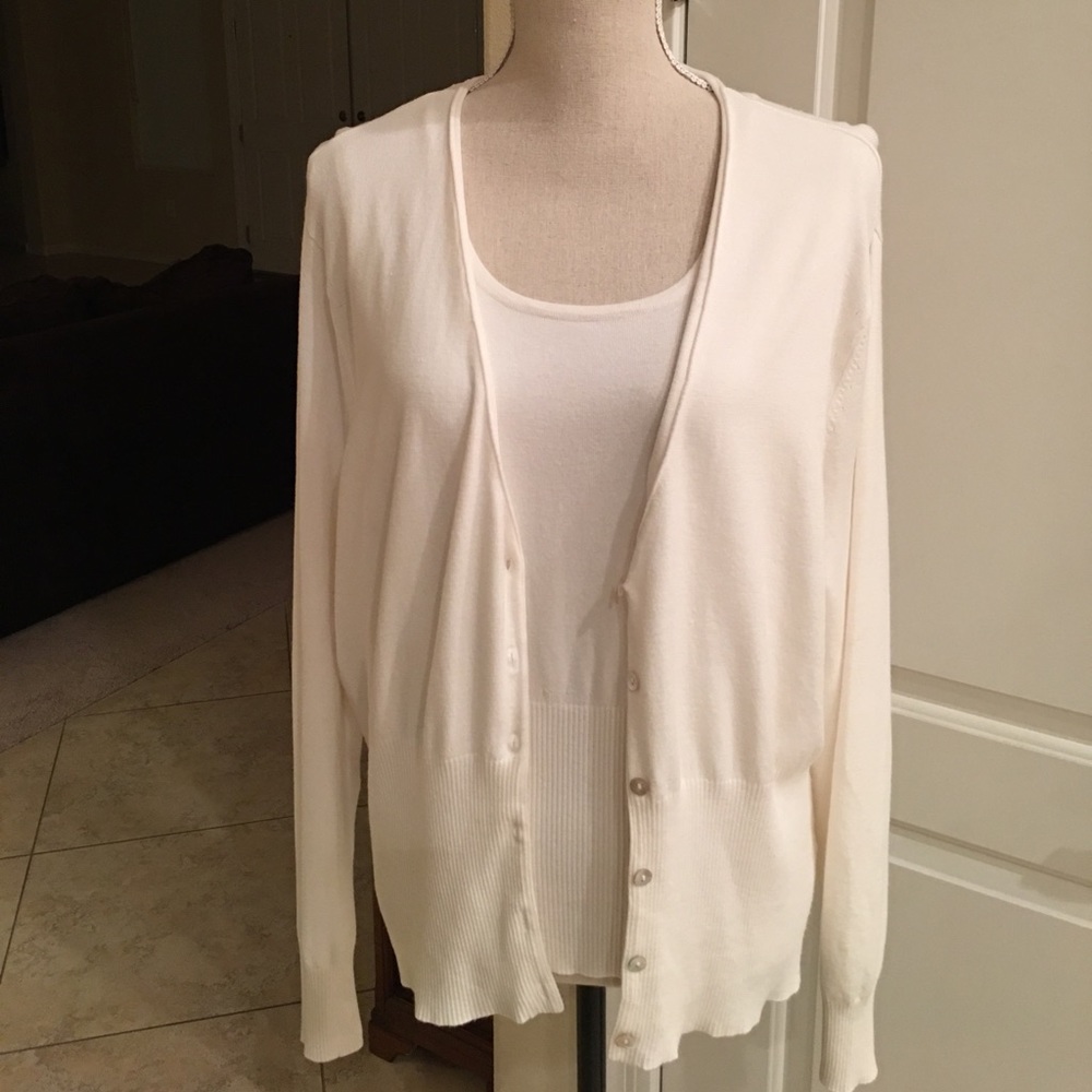 George Beige 2 piece sweater. Worn once.