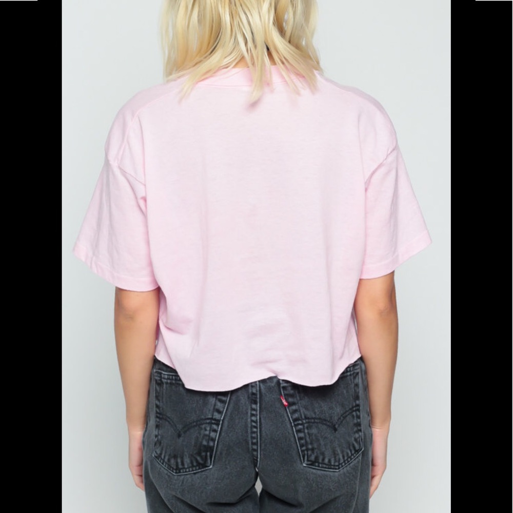 🎀Vintage Pink Yorkie Cropped Tee!🎀 - Picture 4 of 4