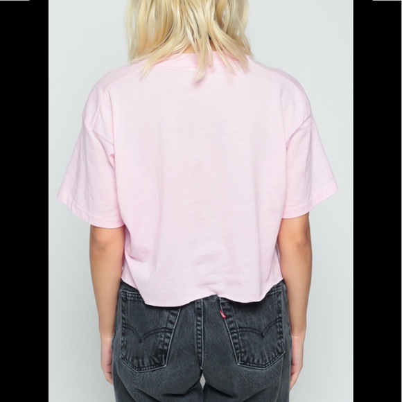 🎀Vintage Pink Yorkie Cropped Tee!🎀 - Picture 4 of 4