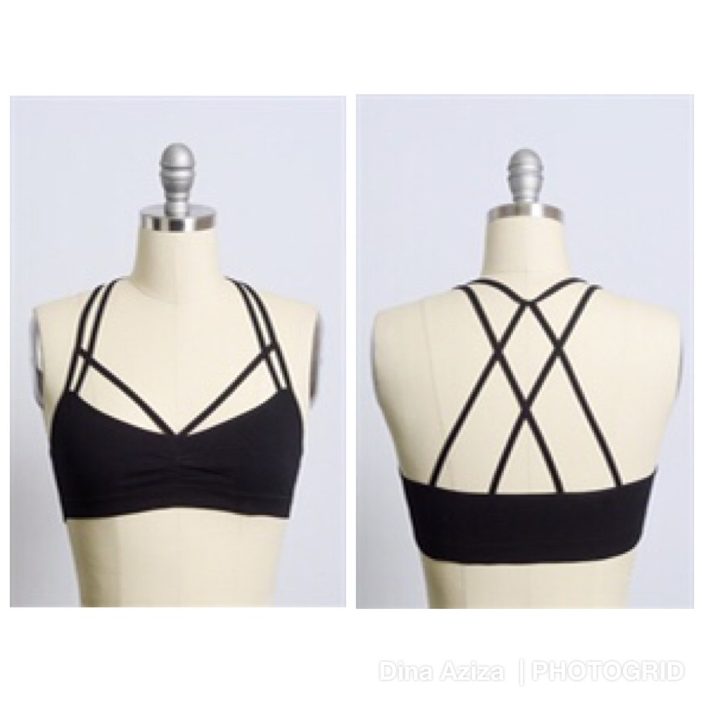 1 hr sale LAST M/L New  Double Strap Bralette - Picture 5 of 5