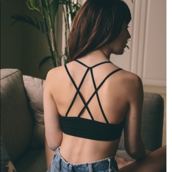 dina aziza Other - 1 hr sale LAST M/L New  Double Strap Bralette