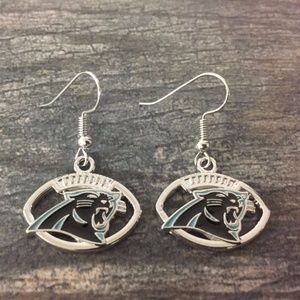 Carolina Panthers Earrings, Panthers Jewelry
