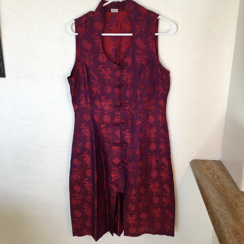 100%  Silk Dress handmade in Vietnam US 7/8