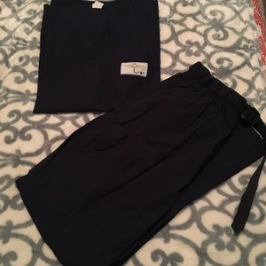 Navy scrubs