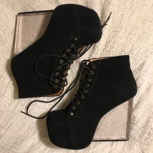 Jeffrey Campbell Lita Clear Block Heels