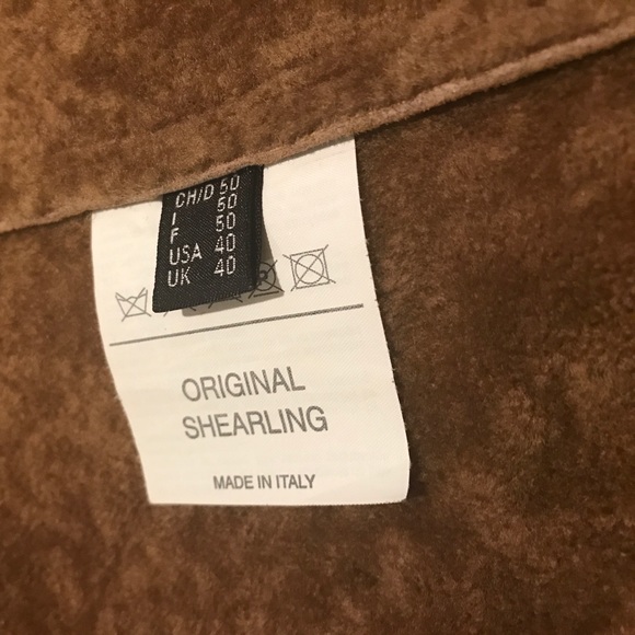 Leather/suede brown jacket - Picture 3 of 5