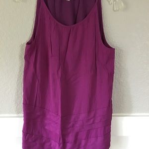 Dressy Magenta Tank