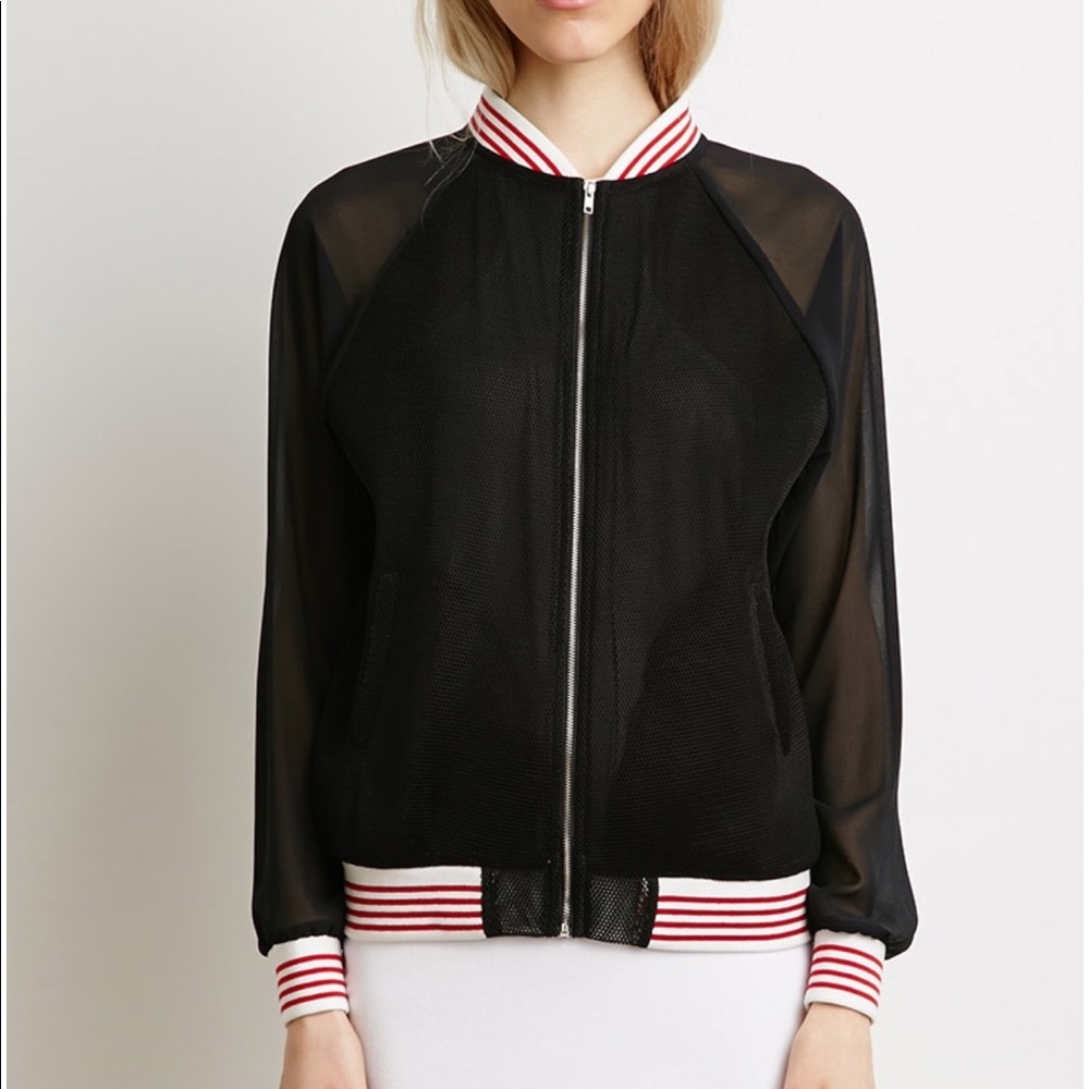 VARSITY STYLE BOMBER JACKET
