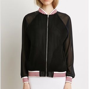 VARSITY STYLE BOMBER JACKET