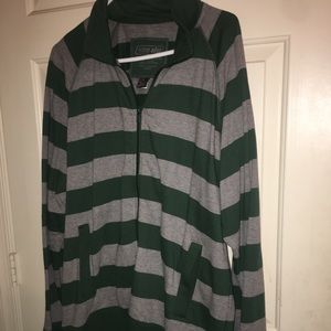 Men's zip up hoodie.