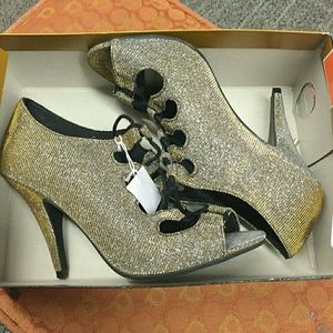 Beautiful glitter booties