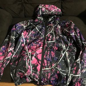 Moonshine Camo Size Medium Windbreaker Jacket