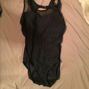 Black Mesh One piece swimsuit