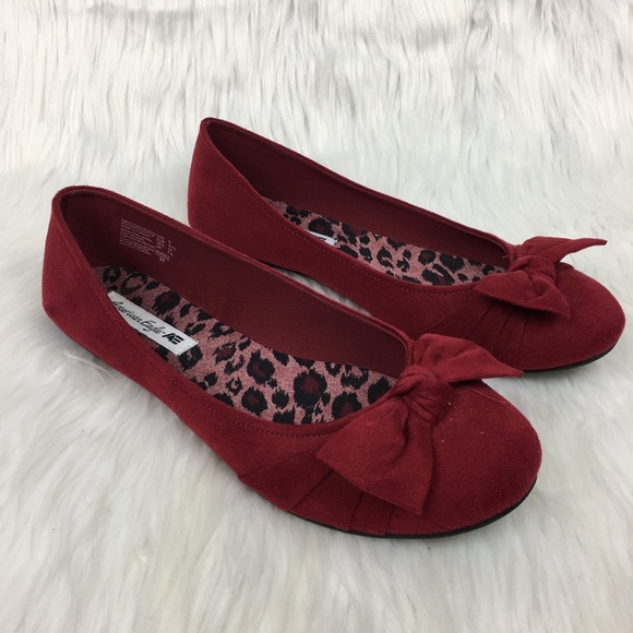 American eagle red flats clearance