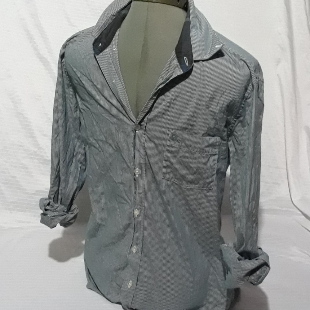 Burberry Brit men's slim thin striped top, medium