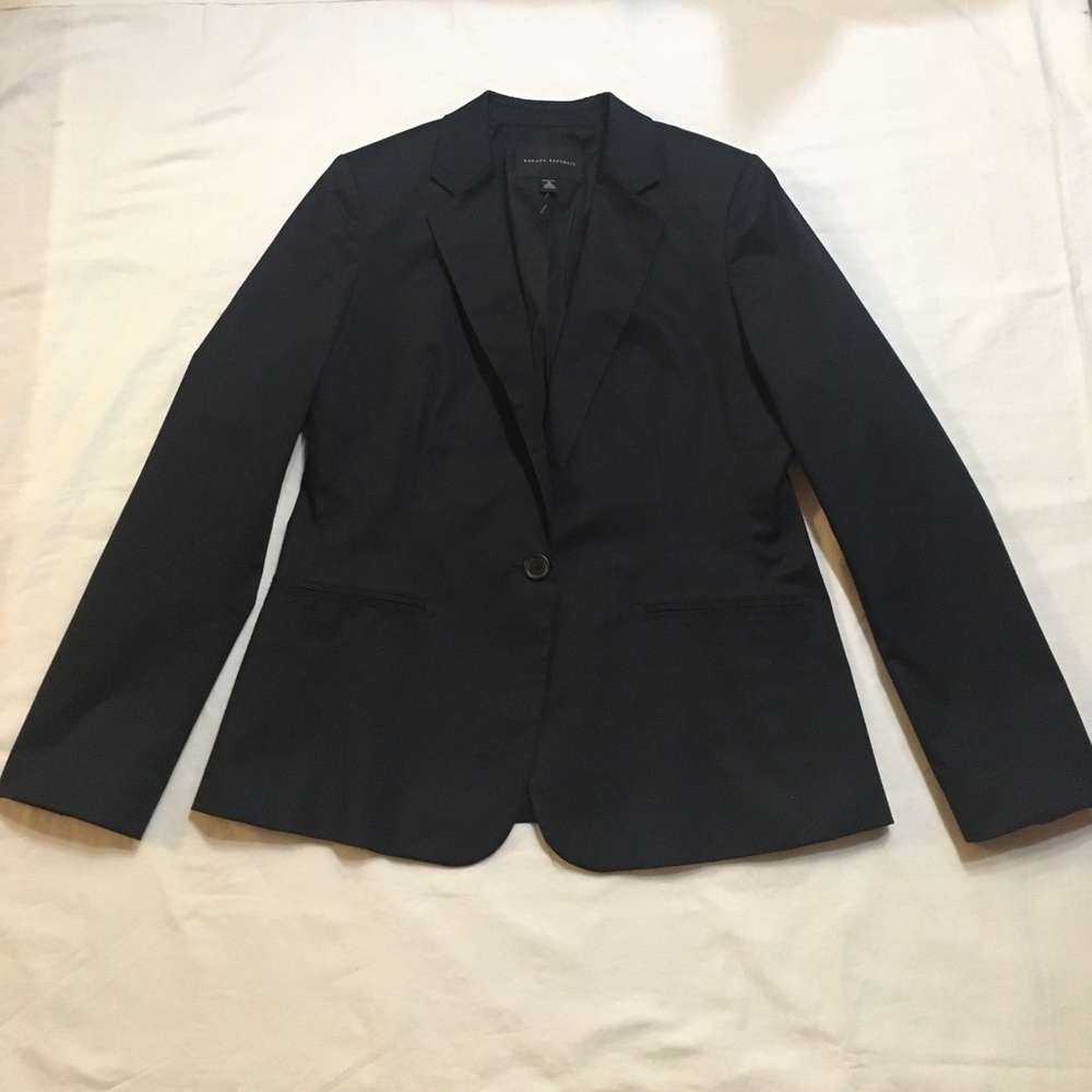 Banana Republic Navy Blue Blazer Jacket NWOT Sz.14