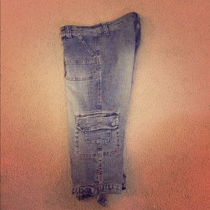 Capri style jeans