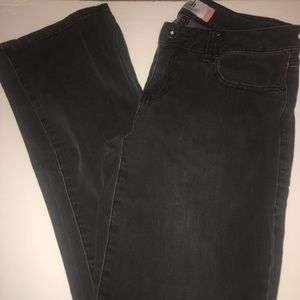 Cabi Jeans Faded Black Slim Bootcut Size 8