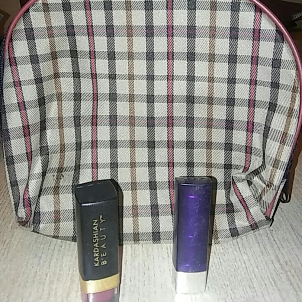 Makeup Bag and Lipsticks
