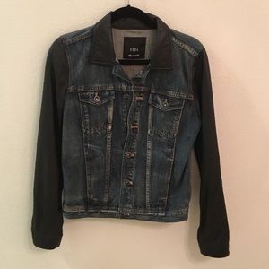 Madewell Jean Jacket w Leather Size M