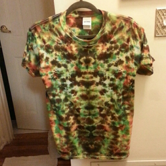 Tye-Dye Heavy Cotton Goldman Brand T-Shirt - Picture 1 of 8