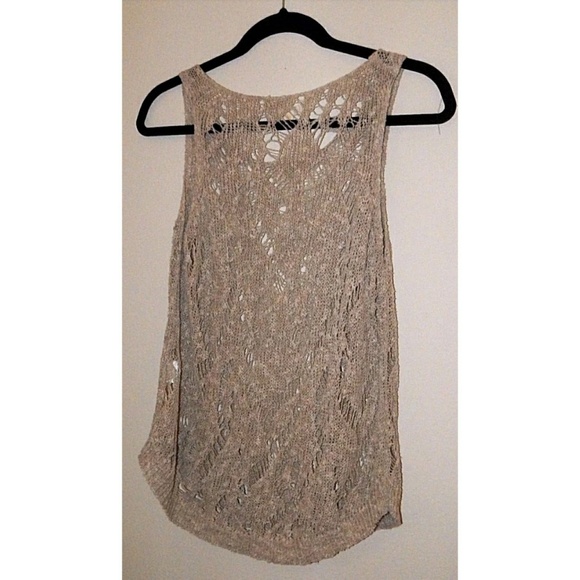 Eileen Fisher Open Knit Linen Cotton Size S - Picture 4 of 7