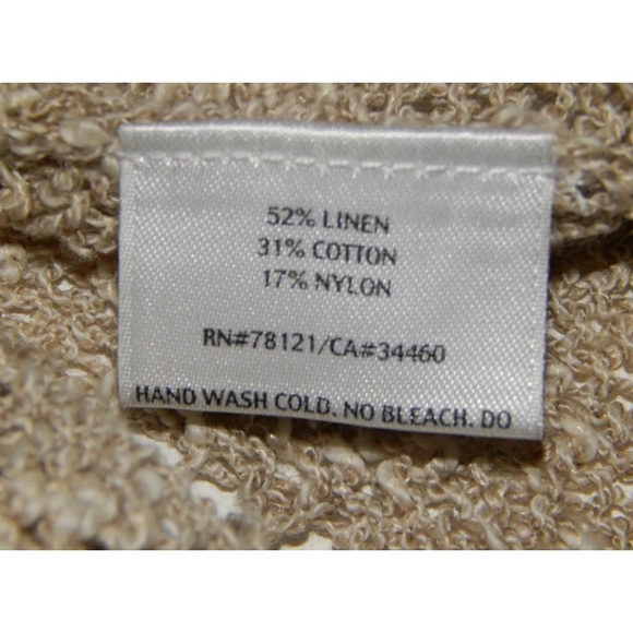 Eileen Fisher Open Knit Linen Cotton Size S - Picture 7 of 7