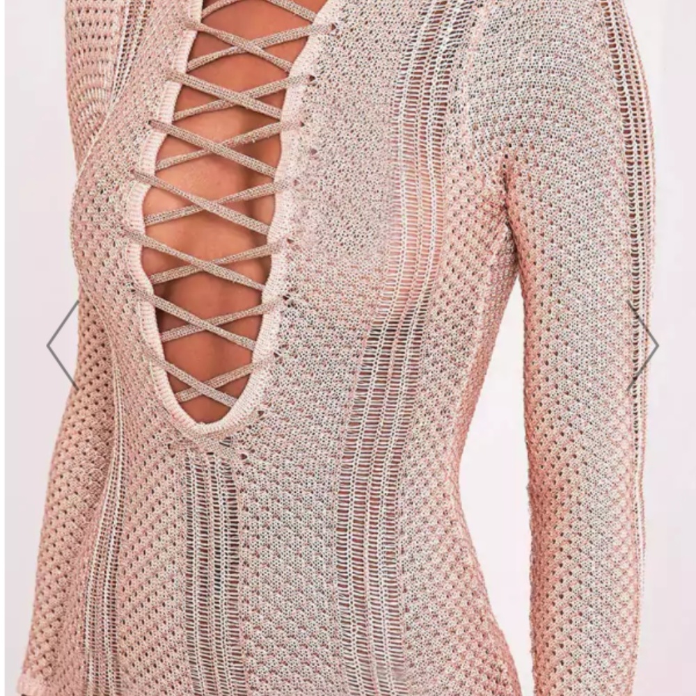 Pretty Little Thing | VENITA ROSE GOLD METALLIC KN - Picture 3 of 8