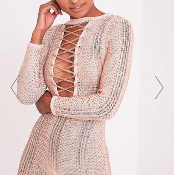 Pretty Little Thing | VENITA ROSE GOLD METALLIC KN - Picture 2 of 8