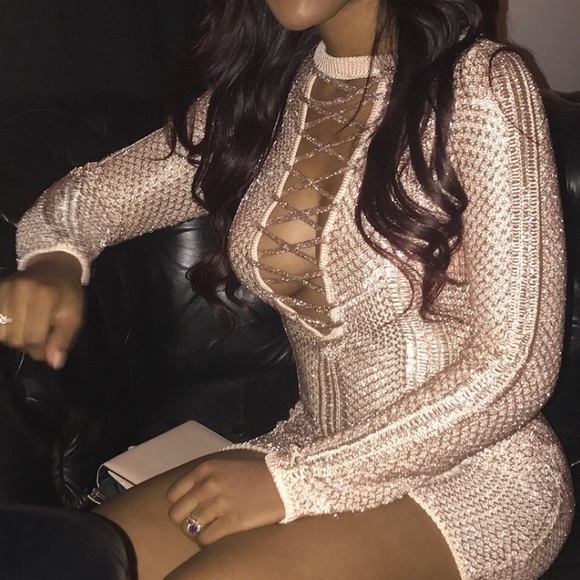 Pretty Little Thing | VENITA ROSE GOLD METALLIC KN - Picture 6 of 8