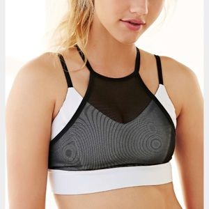 Without Walls Mesh Overlay Sports Bra