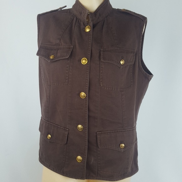 Women's Vintage Vest ( 10 ) Lauren by Ralph Lauren - Picture 4 of 5