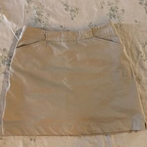 Nike Golf skort size 4 tan Nike Fit Dry