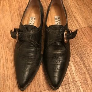 awesome vintage nine west western ankle boots