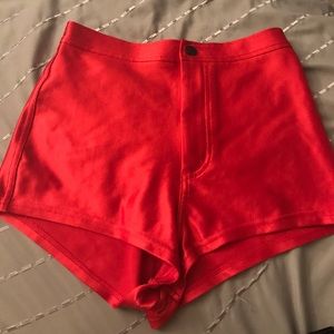 American Apparel High Waisted Disco Shorts (Used)