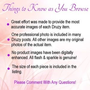 ✨ Information About My Druzy Items ✨