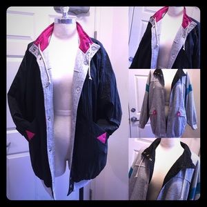 VINTAGE 80’S REVERSIBLE COAT