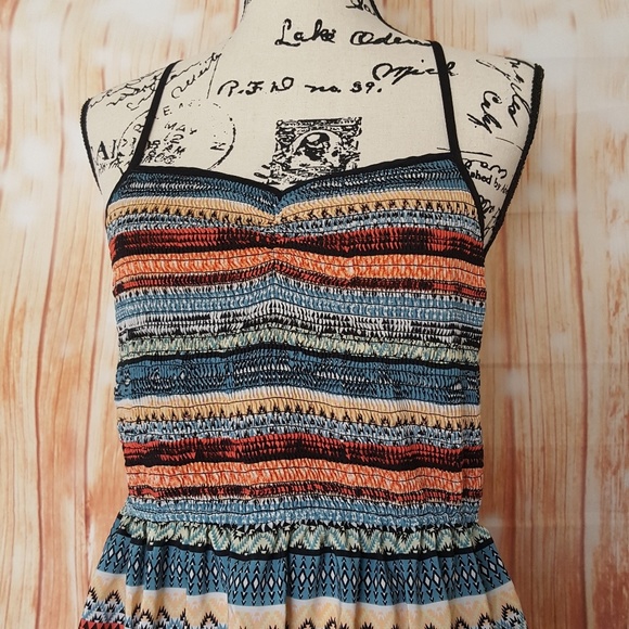 XHILARATION Women's Multi-Color Geometric Stretchy - Picture 2 of 5