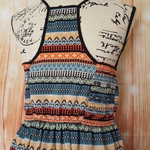 XHILARATION Women's Multi-Color Geometric Stretchy - Picture 3 of 5